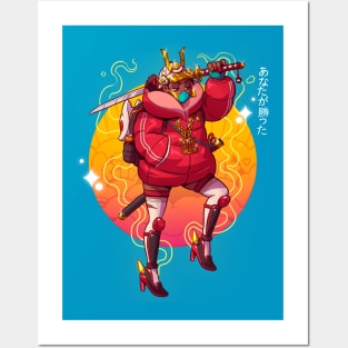 Kitsune Samurai Posters and Art